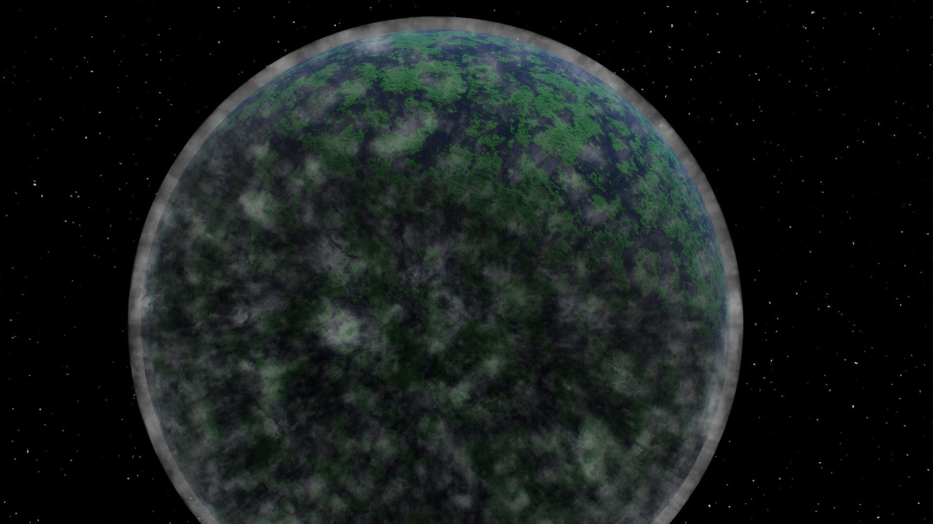 Earth-Like Planet 3D model_4