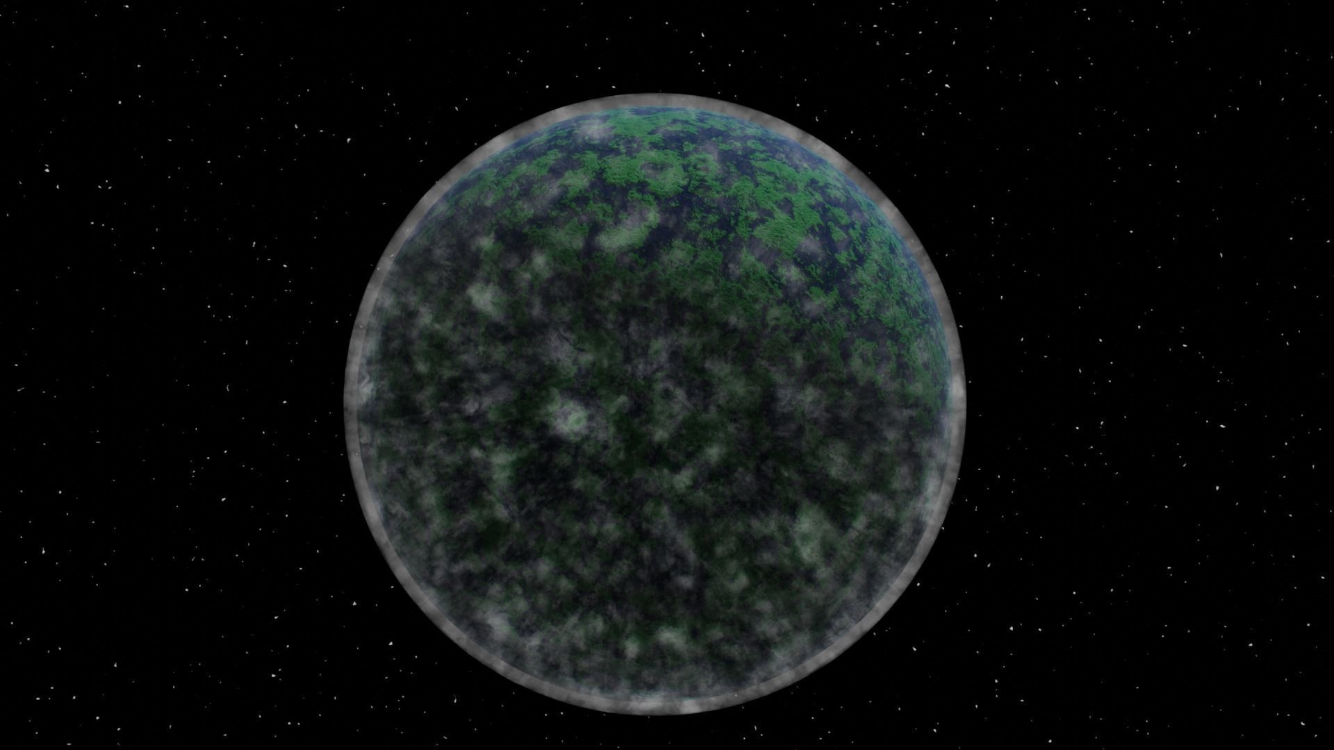 Earth-Like Planet 3D model_5