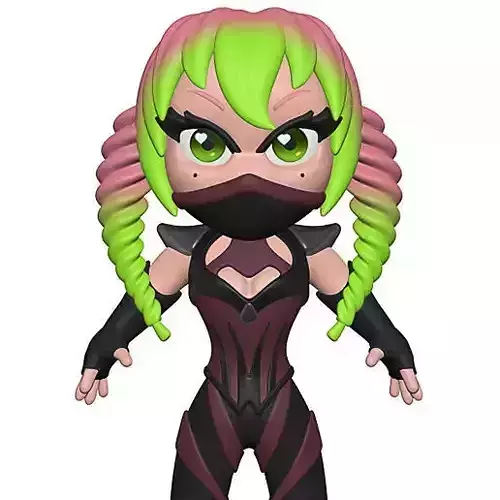 Mitsuri Kanroji fusion Kitana Demon Slayer Mortal Kombat  3D print model