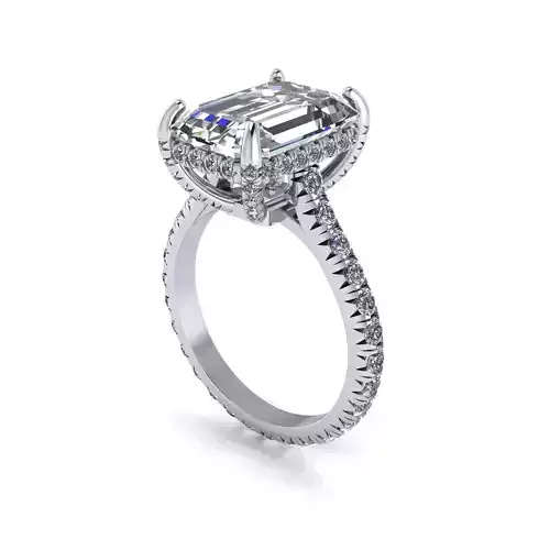 Precious Diamond Ring 3D print model