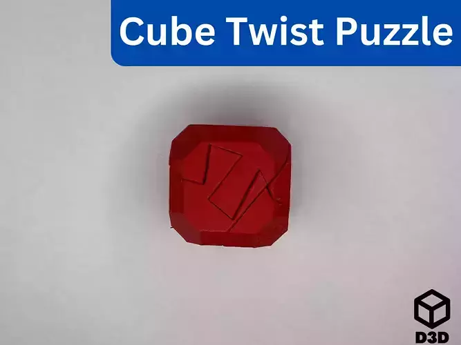 Twist Cube Puzzle V2 3D print model Twist Cube Puzzle V2 3D print model