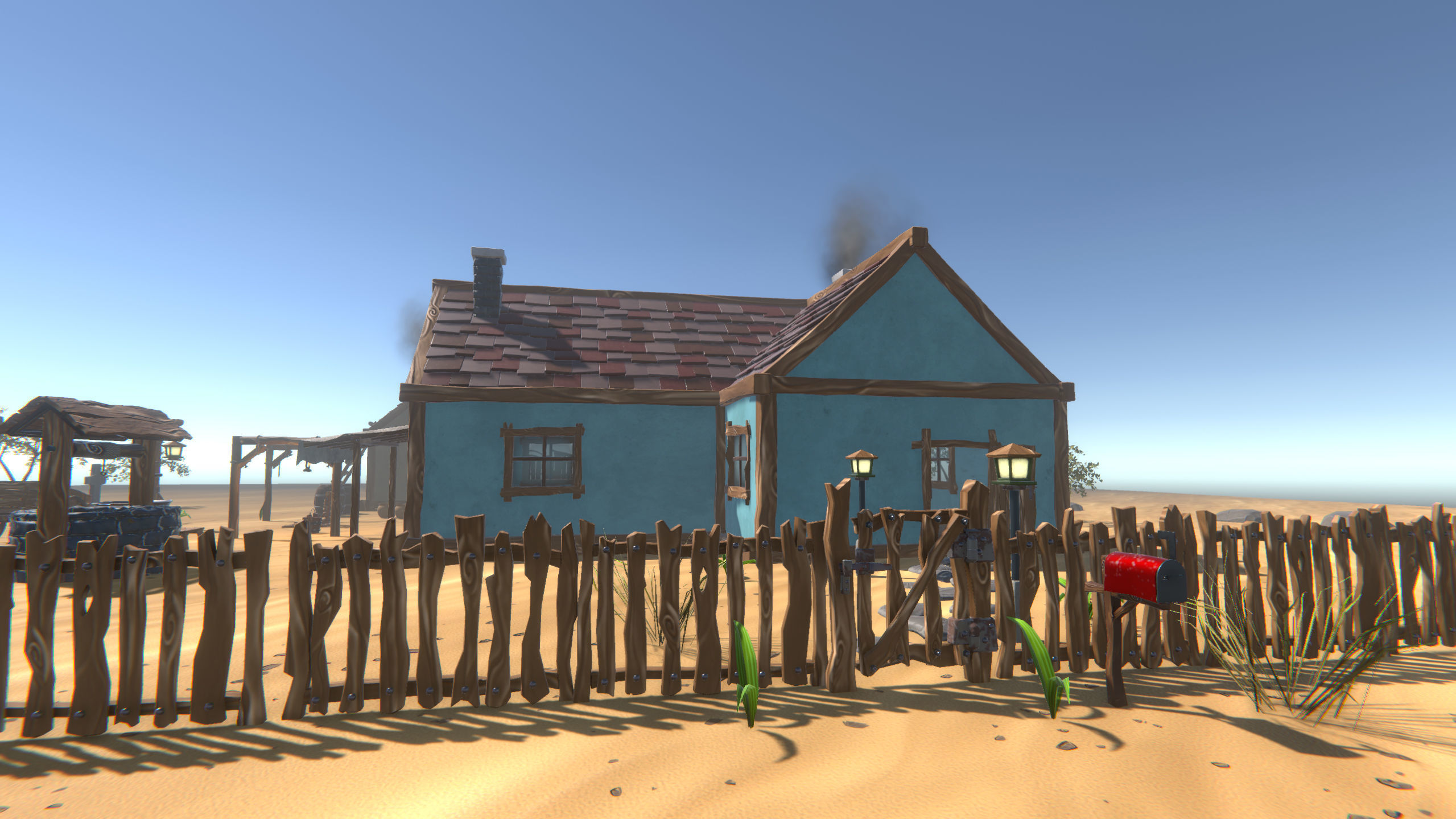 Stylized Village Pack Low-poly 3D model_11