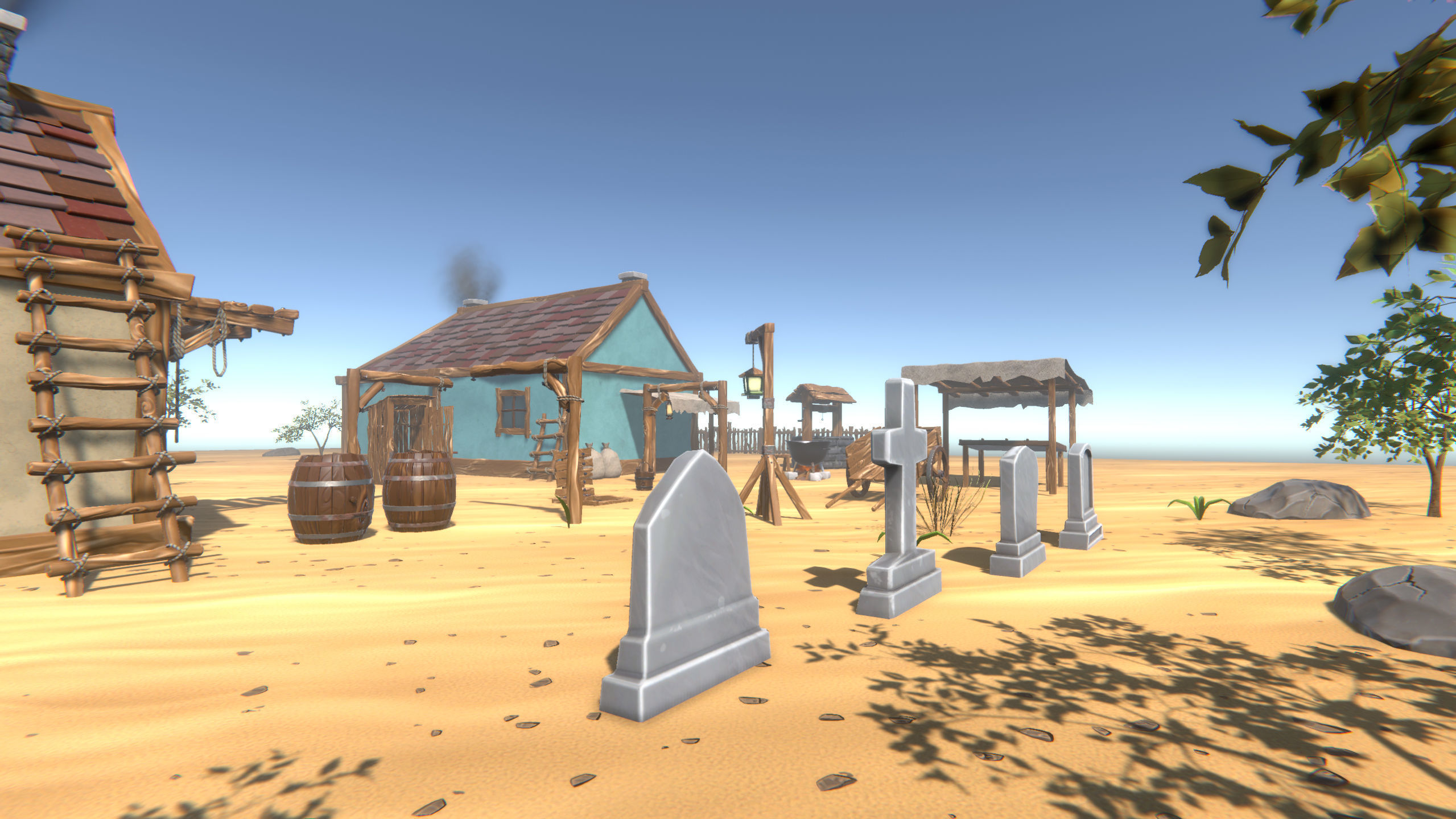 Stylized Village Pack Low-poly 3D model_6