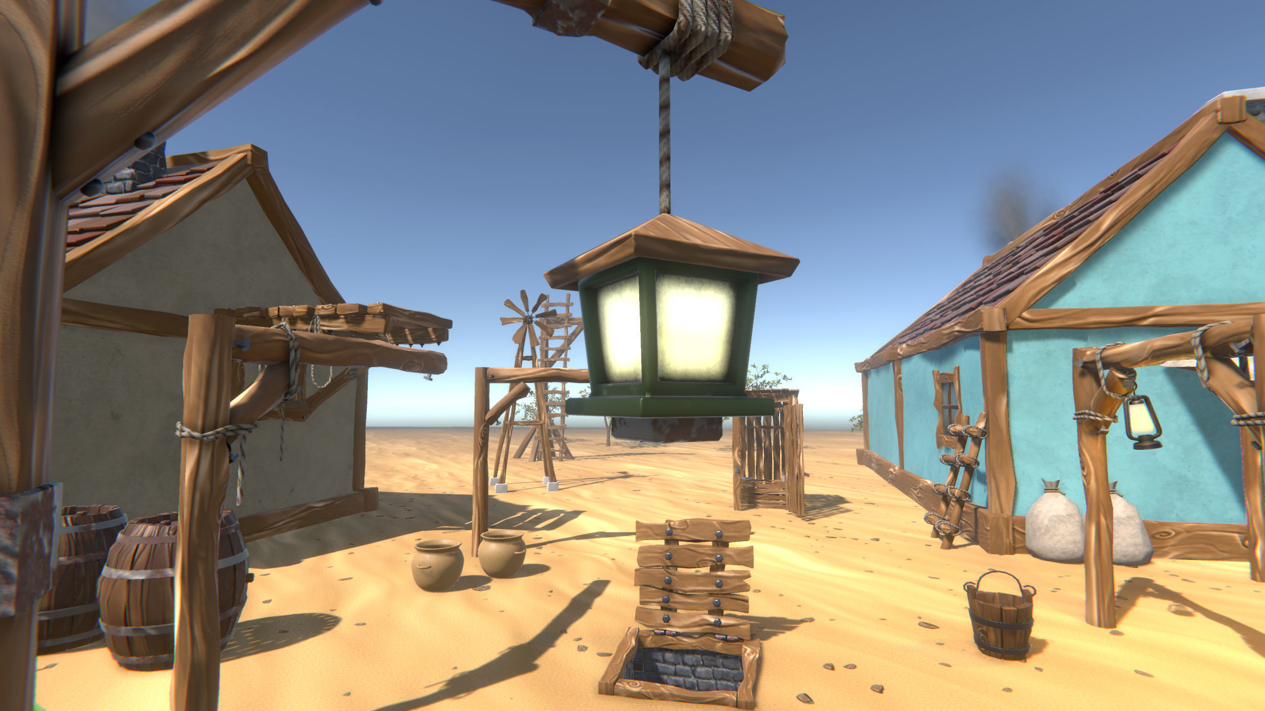 Stylized Village Pack Low-poly 3D model_3