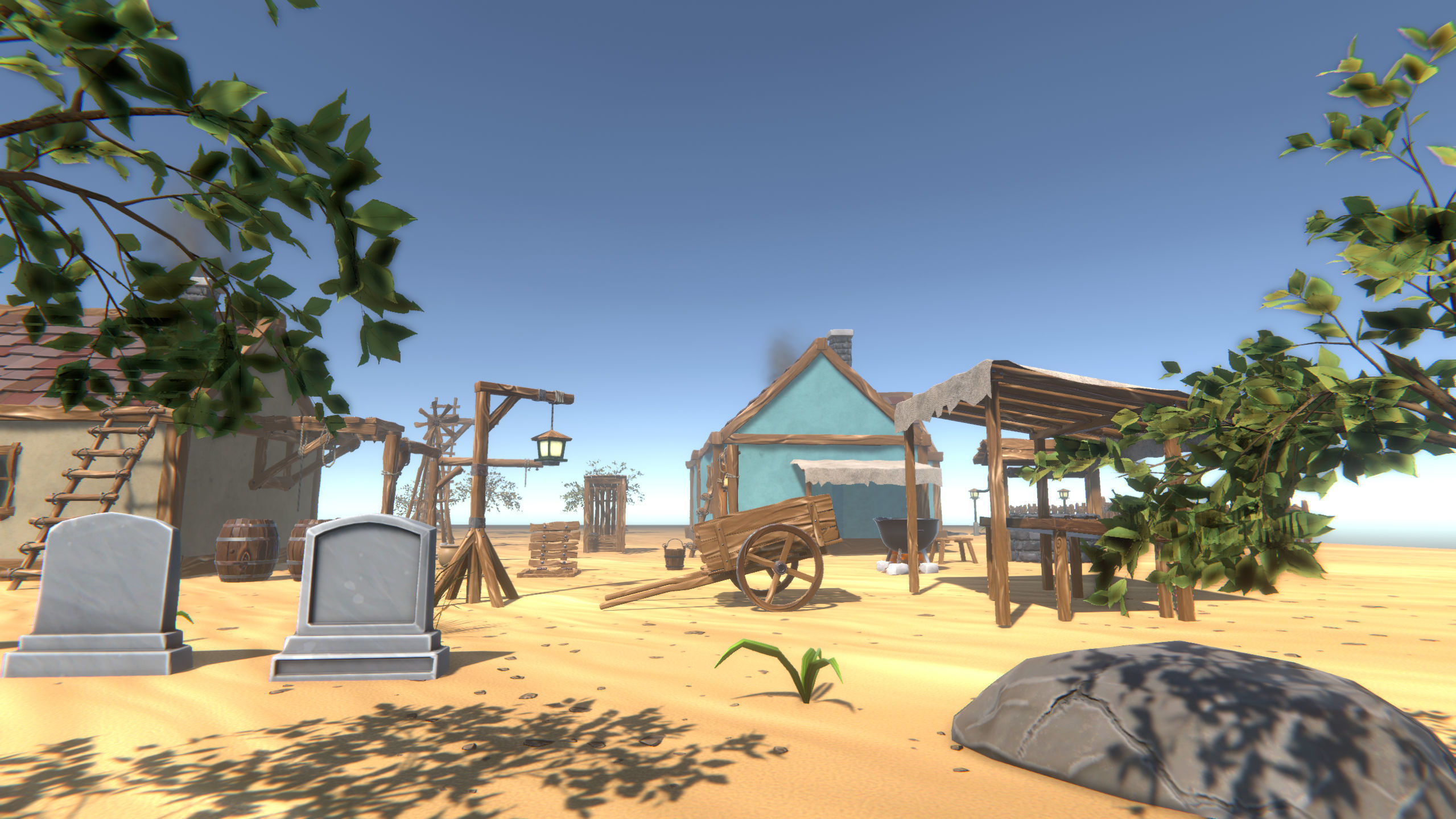 Stylized Village Pack Low-poly 3D model_7