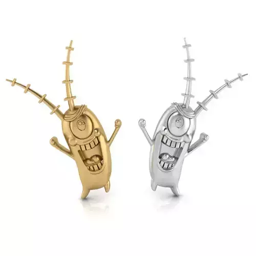 Minions Pendant Earrings CNC