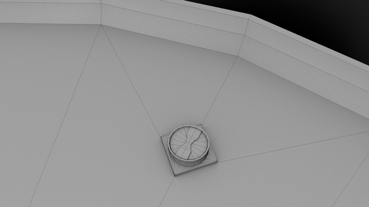 Set of barrels Low-poly 3D model_26