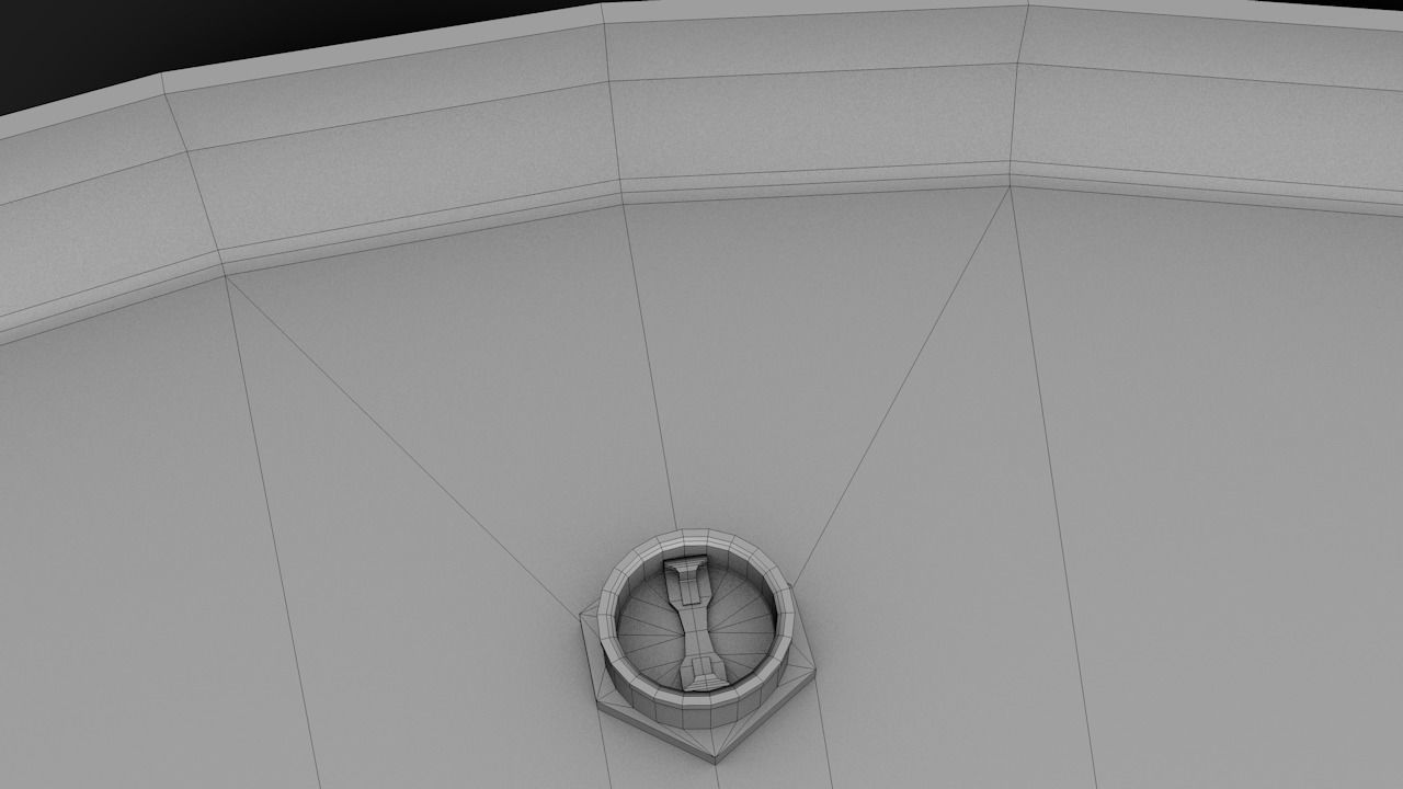 Set of barrels Low-poly 3D model_5