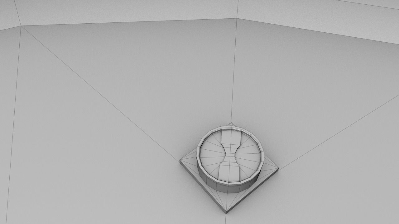 Set of barrels Low-poly 3D model_40