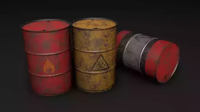 Set of barrels