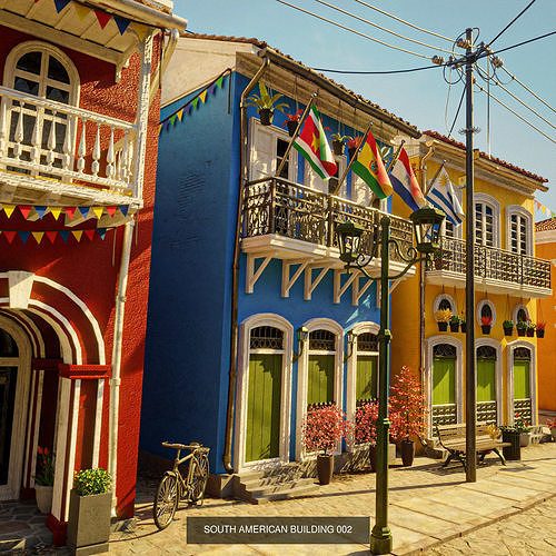SOUTH AMERICAN BUILDING PACK WITH DEMO FILE 7