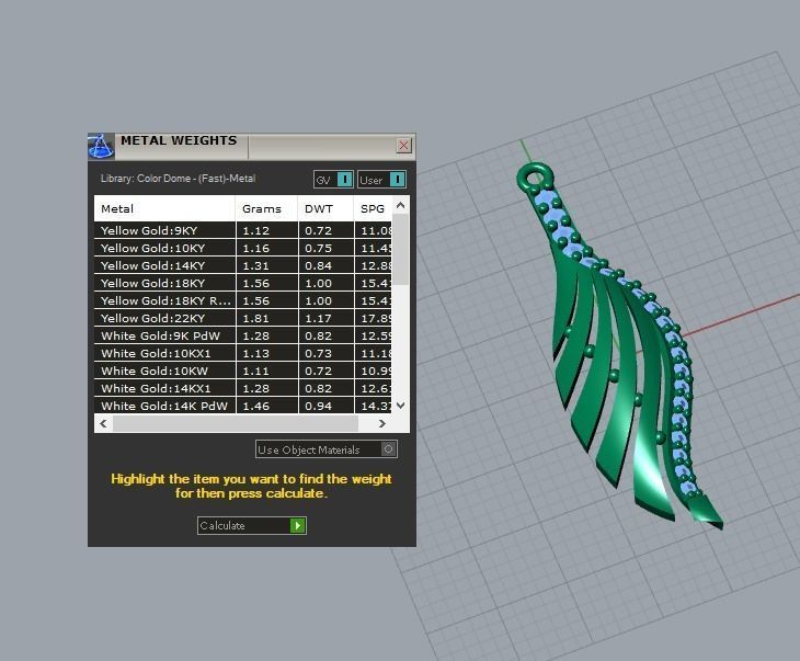 earrings 3D print model_5