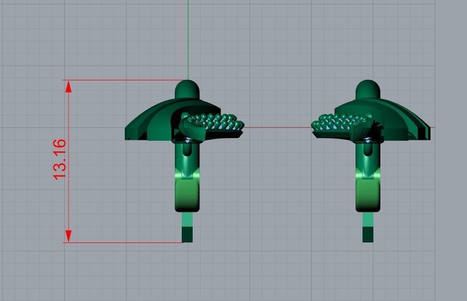 earrings 3D print model_9