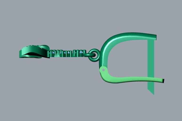 earrings 3D print model_10