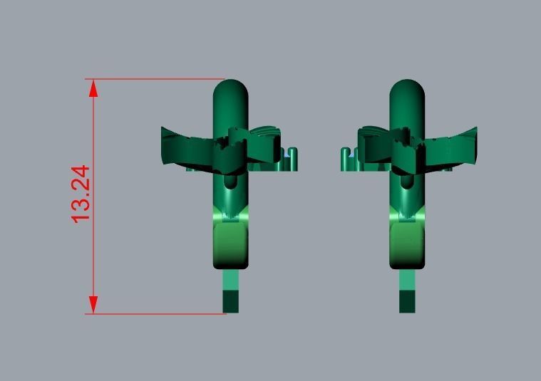 earrings 3D print model_9