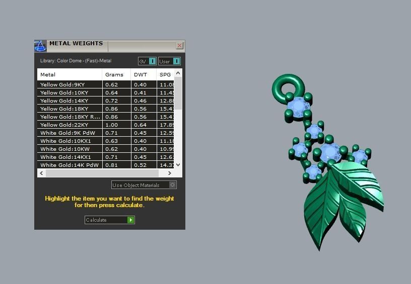 earrings 3D print model_5