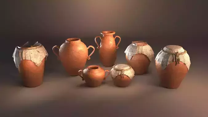 Mud Vase  3D model