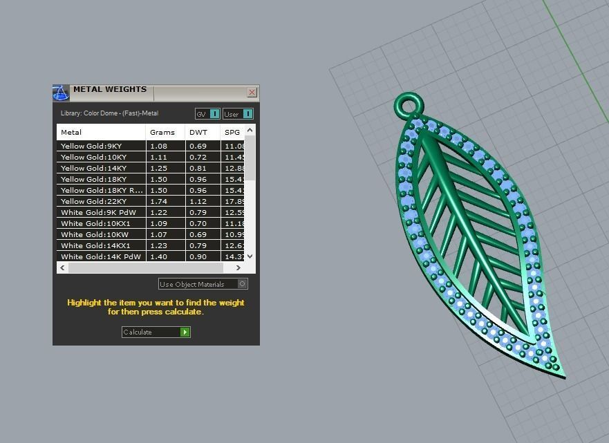 earrings 3D print model_5