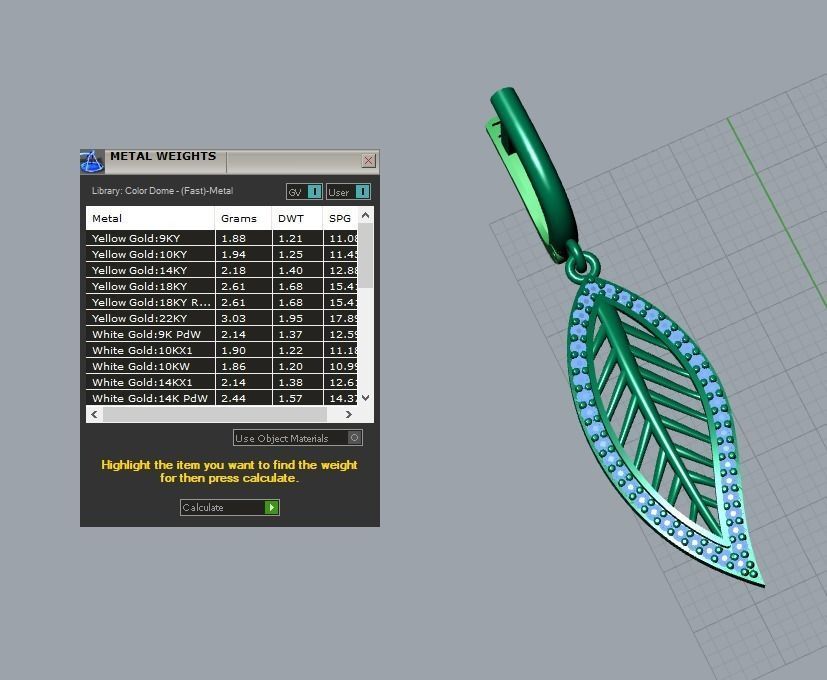 earrings 3D print model_6