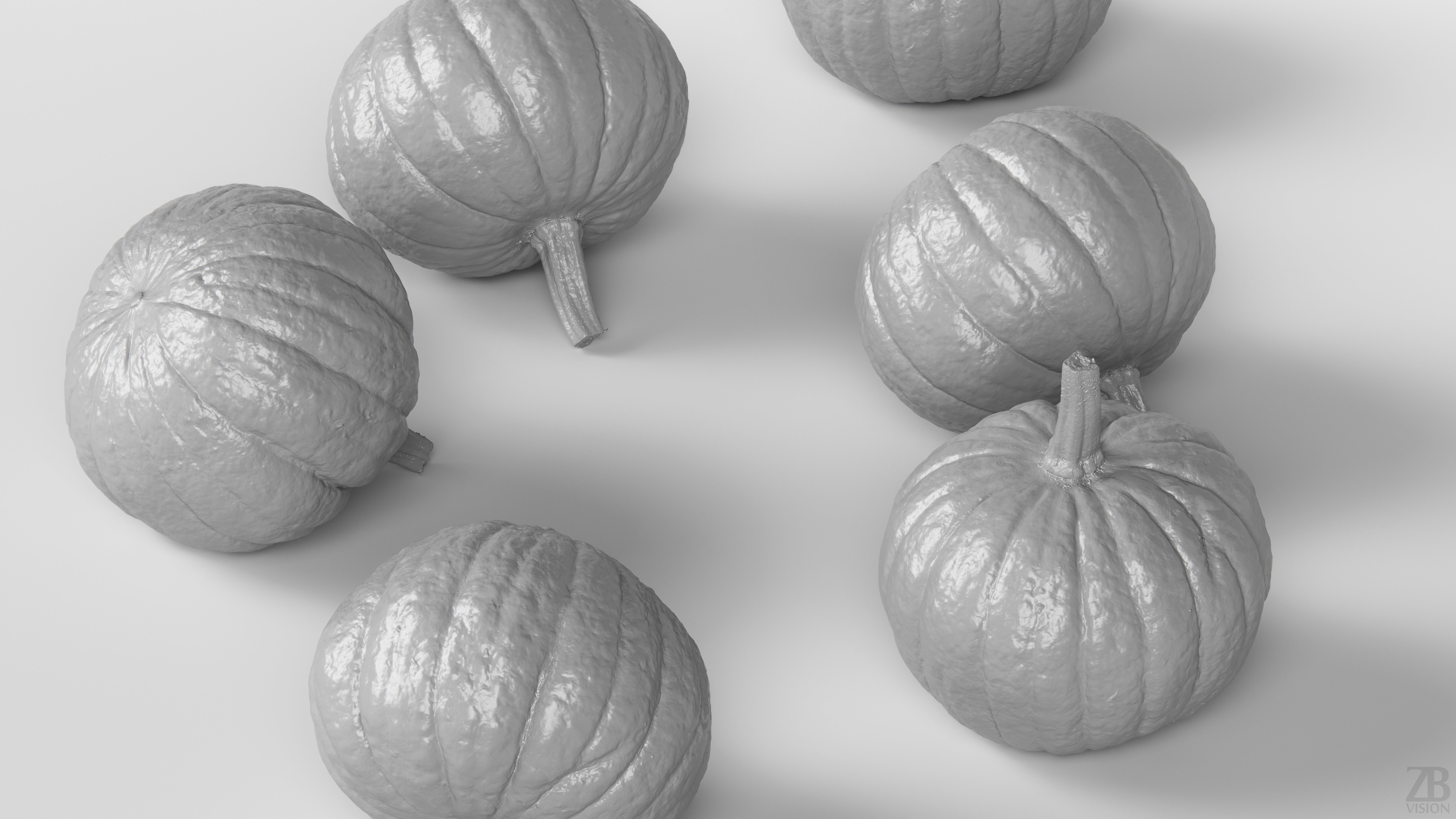 Pumpkin 3D model_3
