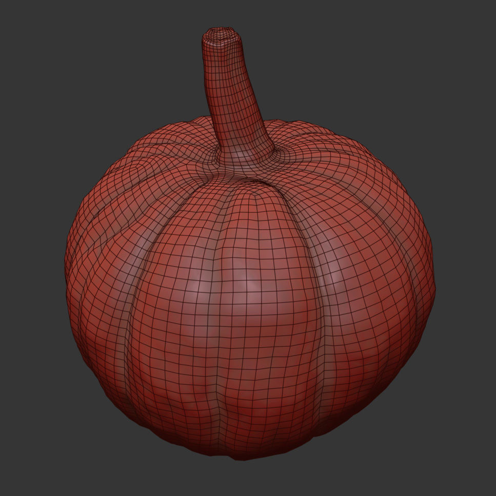 Pumpkin 3D model_6