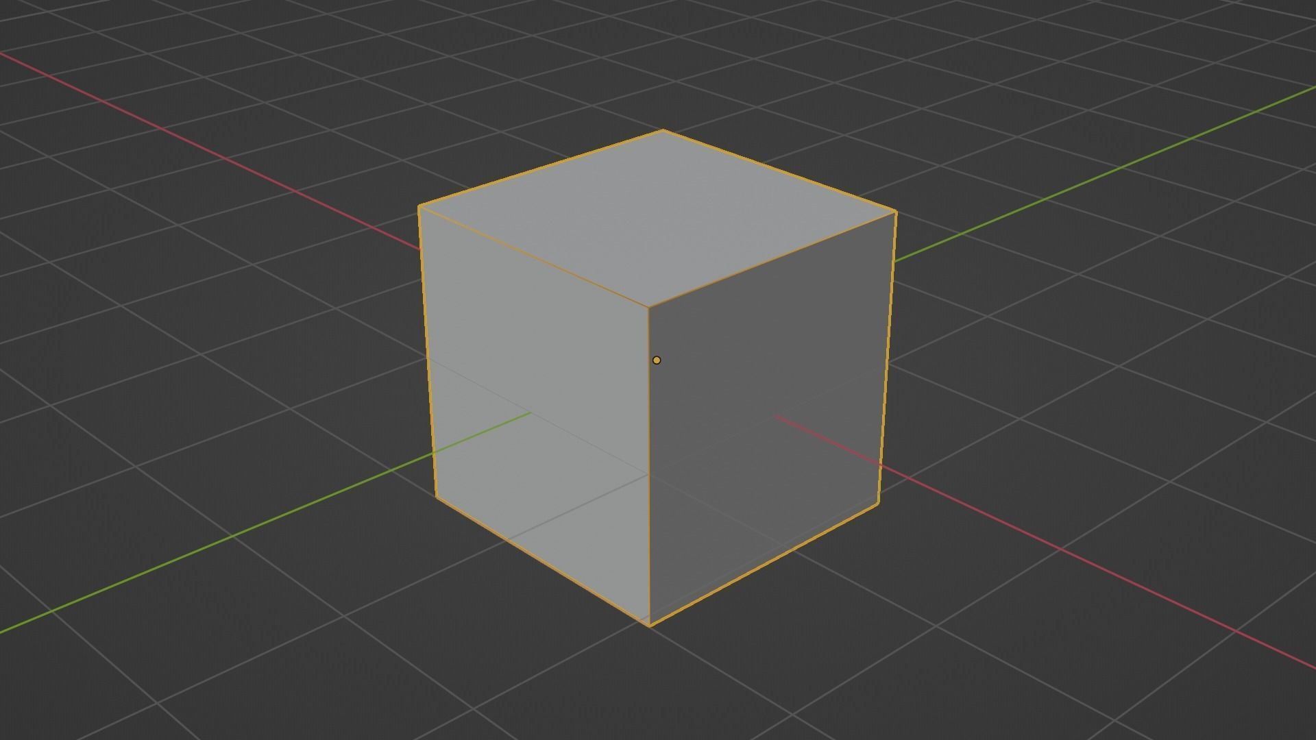 Blender Default Cube in 4k 3D model_2