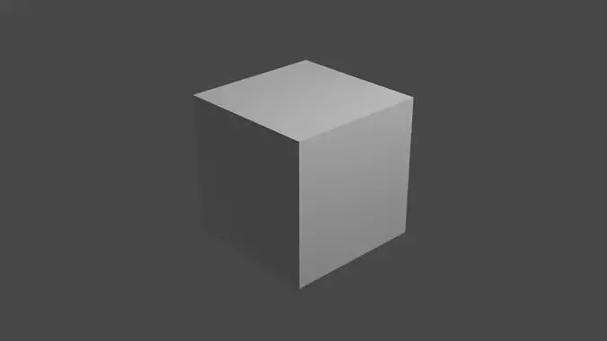 Blender Default Cube in 4k 3D model