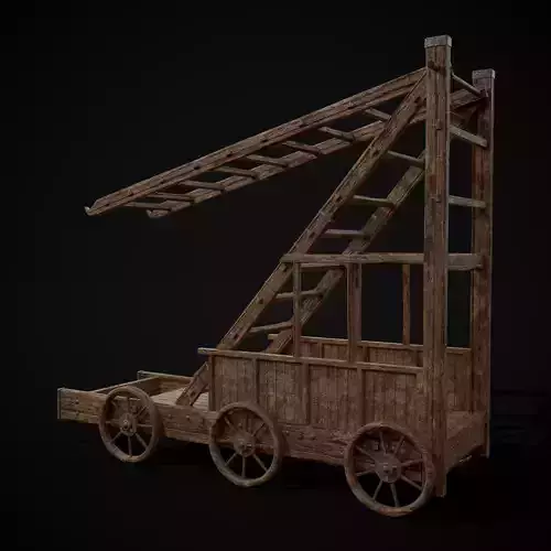Medieval Wooden Escalade