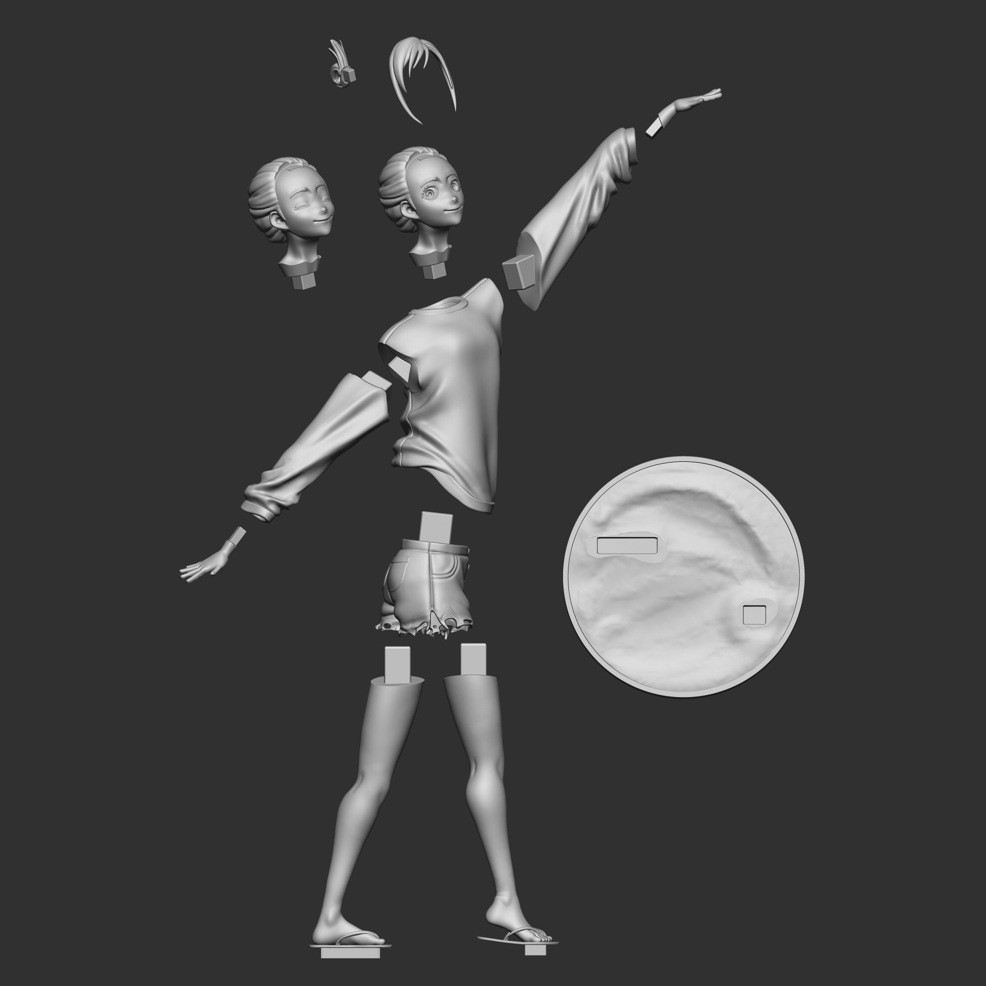 Isaki Magari - Insomniacs After School 3D model 3D printable