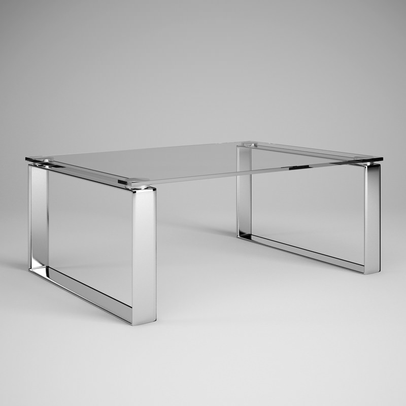 Glass Table 3D model_1