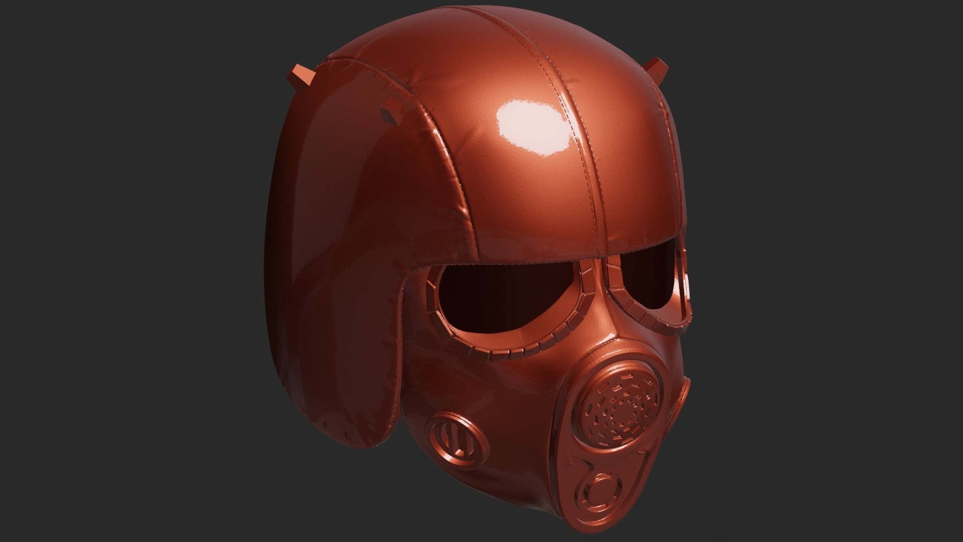 Stalker Military Helmet 3D print model_2