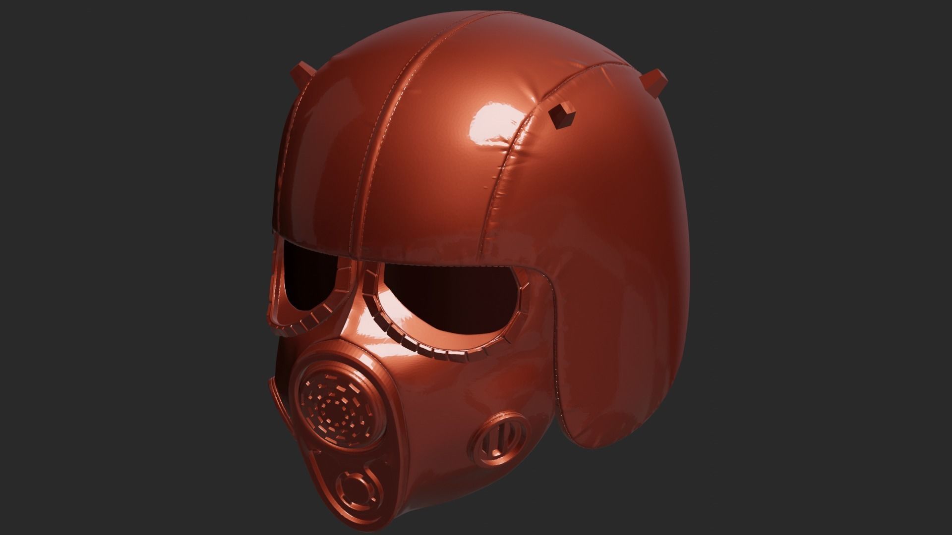 Stalker Military Helmet 3D print model_1