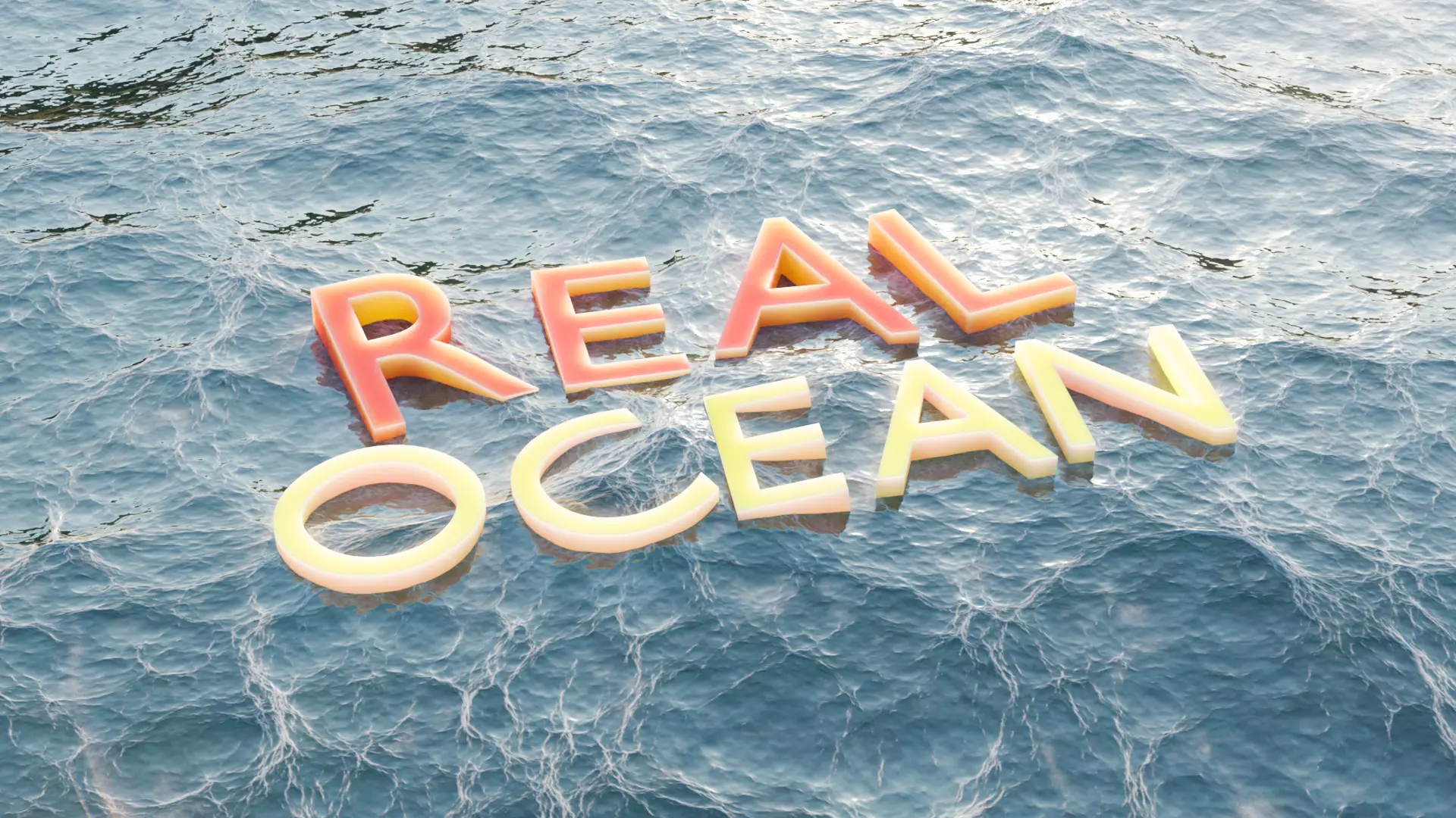 Realocean 2 Ocean Material Physics Ready Addon 3D model