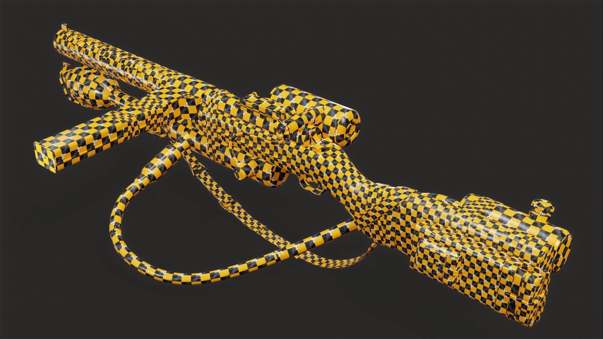 sterling submachine gun 3D model_15