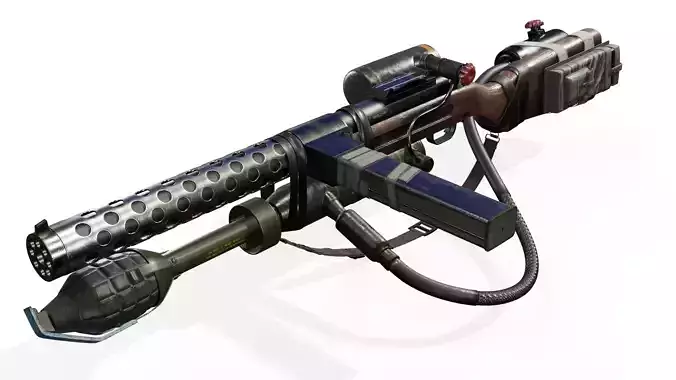 sterling submachine gun 3D model