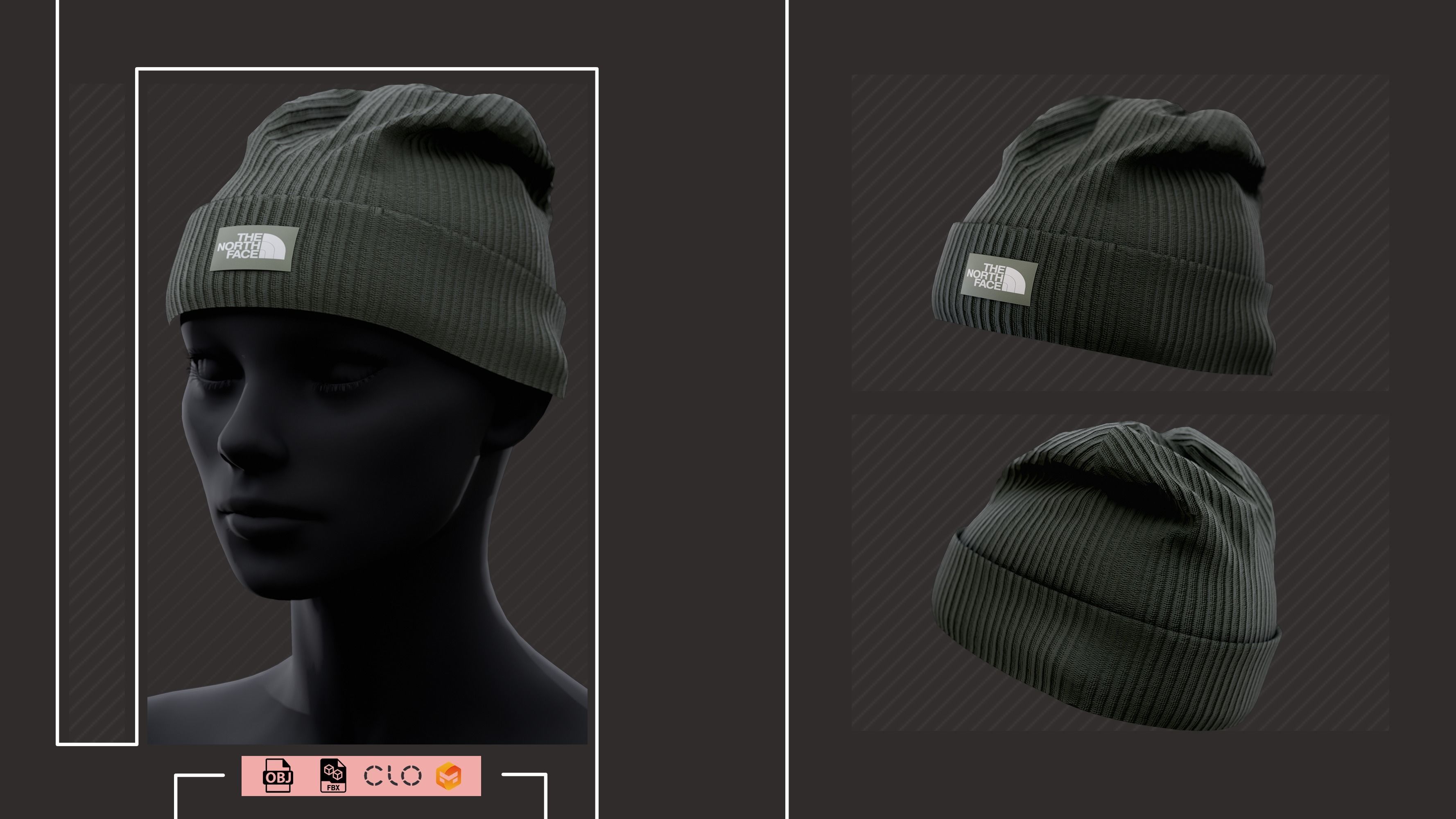 15 Hats pack - Project File ZPRJ OBJ FBX - VOL 01 3D model_2