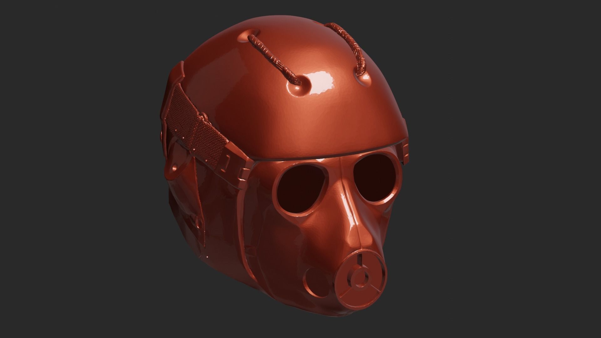 Stalker Exo Helmet 3D print model_2