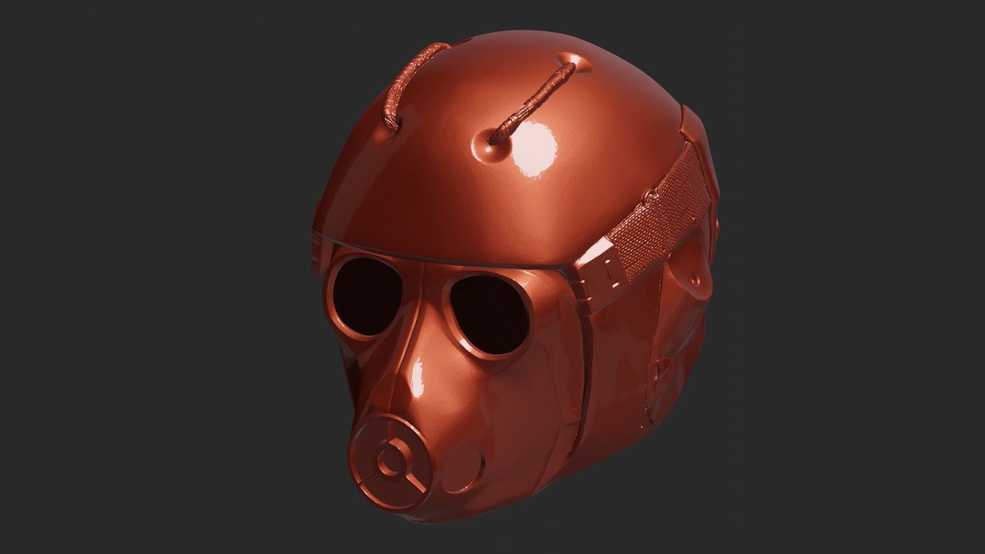 Stalker Exo Helmet 3D print model_1