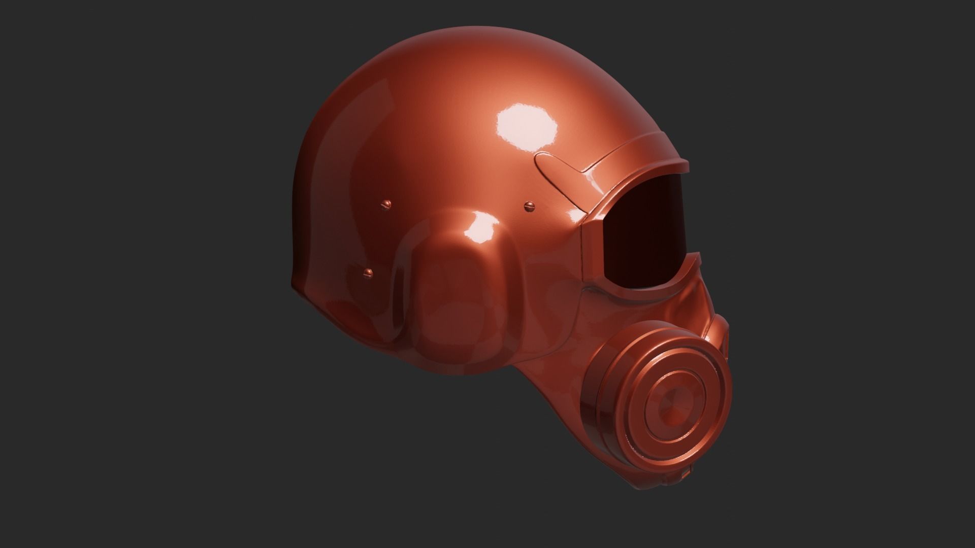 Stalker Helmet 3D print model_3