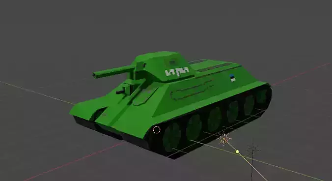 T-34 Low-Poly
