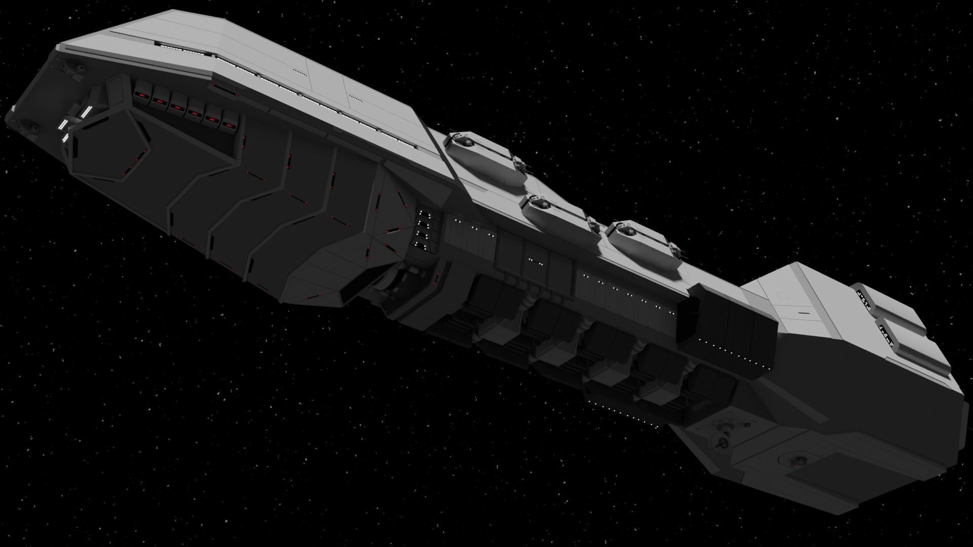 Dreadnought Class - Star Wars - Fan Art 3D model_1