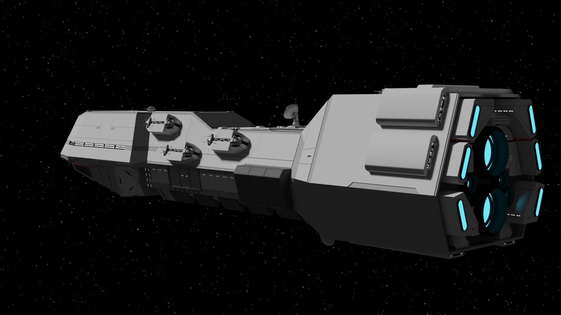 Dreadnought Class - Star Wars - Fan Art 3D model_2