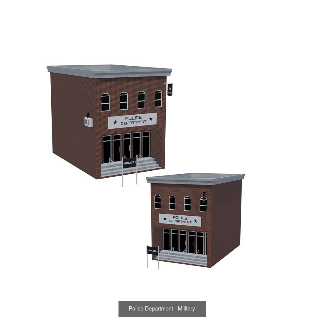 Collection of houses and buildings _4