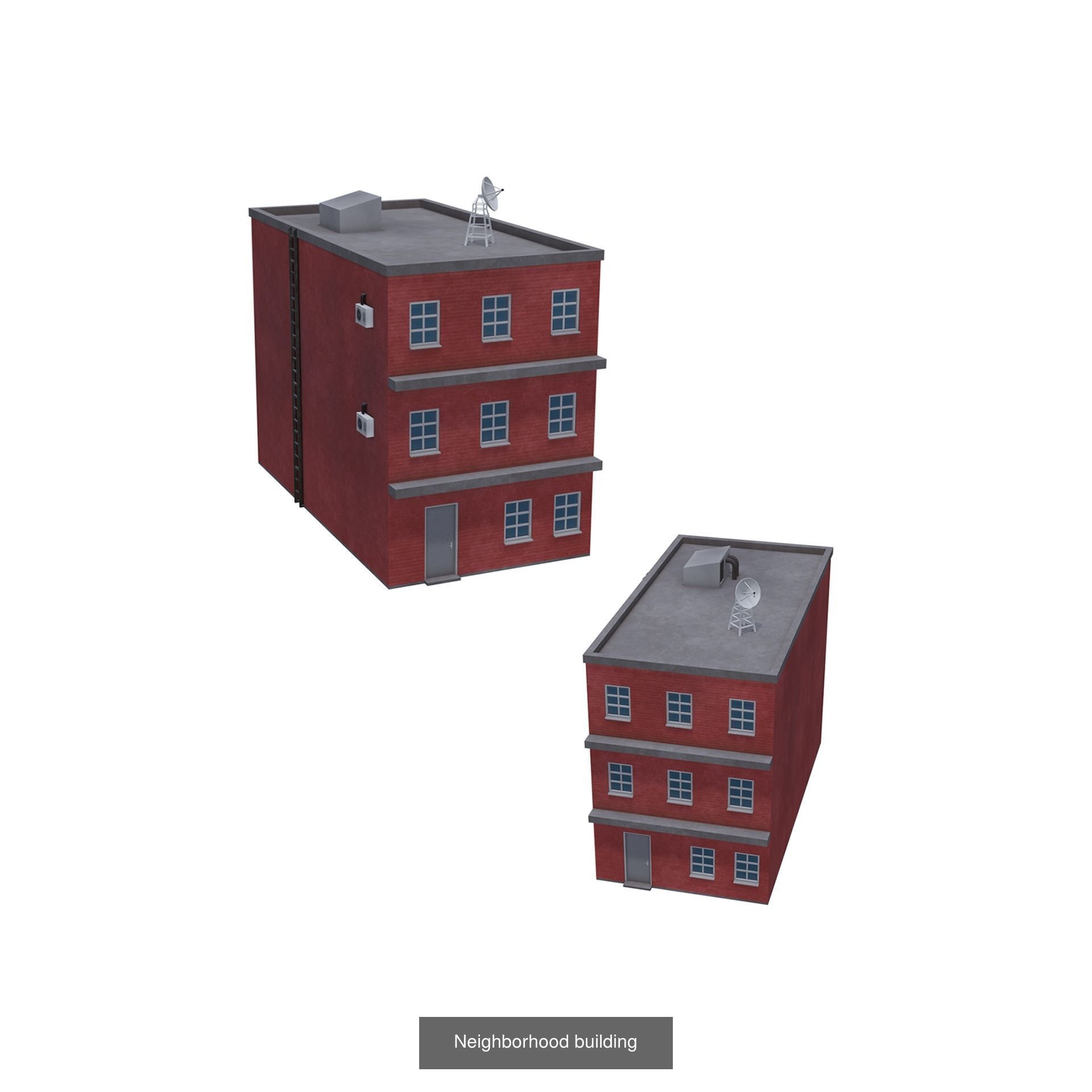 Collection of houses and buildings _2