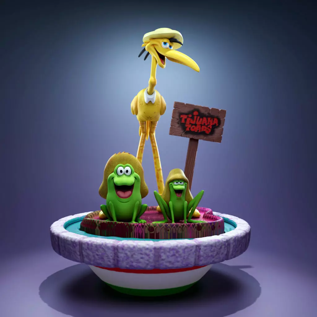 Tijuana Toads and Crazy Legs 3D print model_0