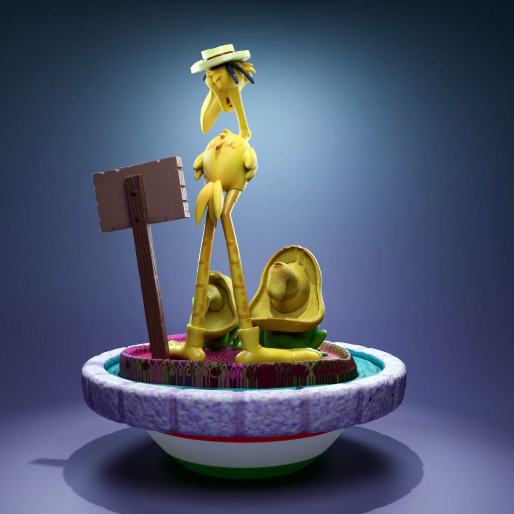 Tijuana Toads and Crazy Legs 3D print model_4