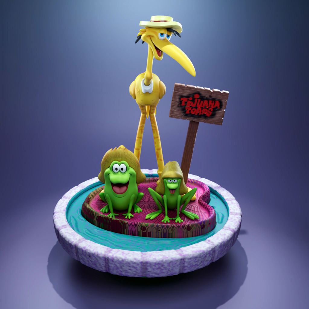 Tijuana Toads and Crazy Legs 3D print model_5