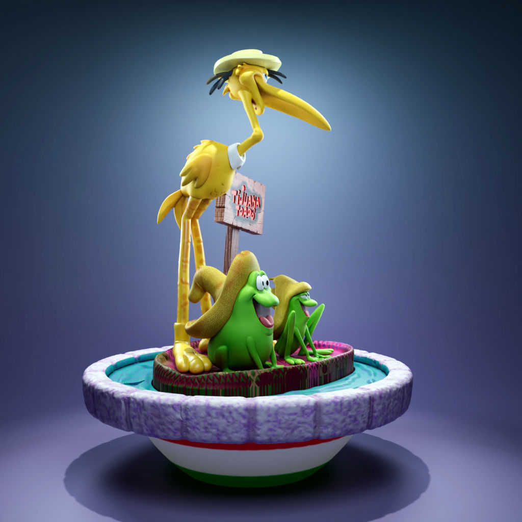 Tijuana Toads and Crazy Legs 3D print model_2