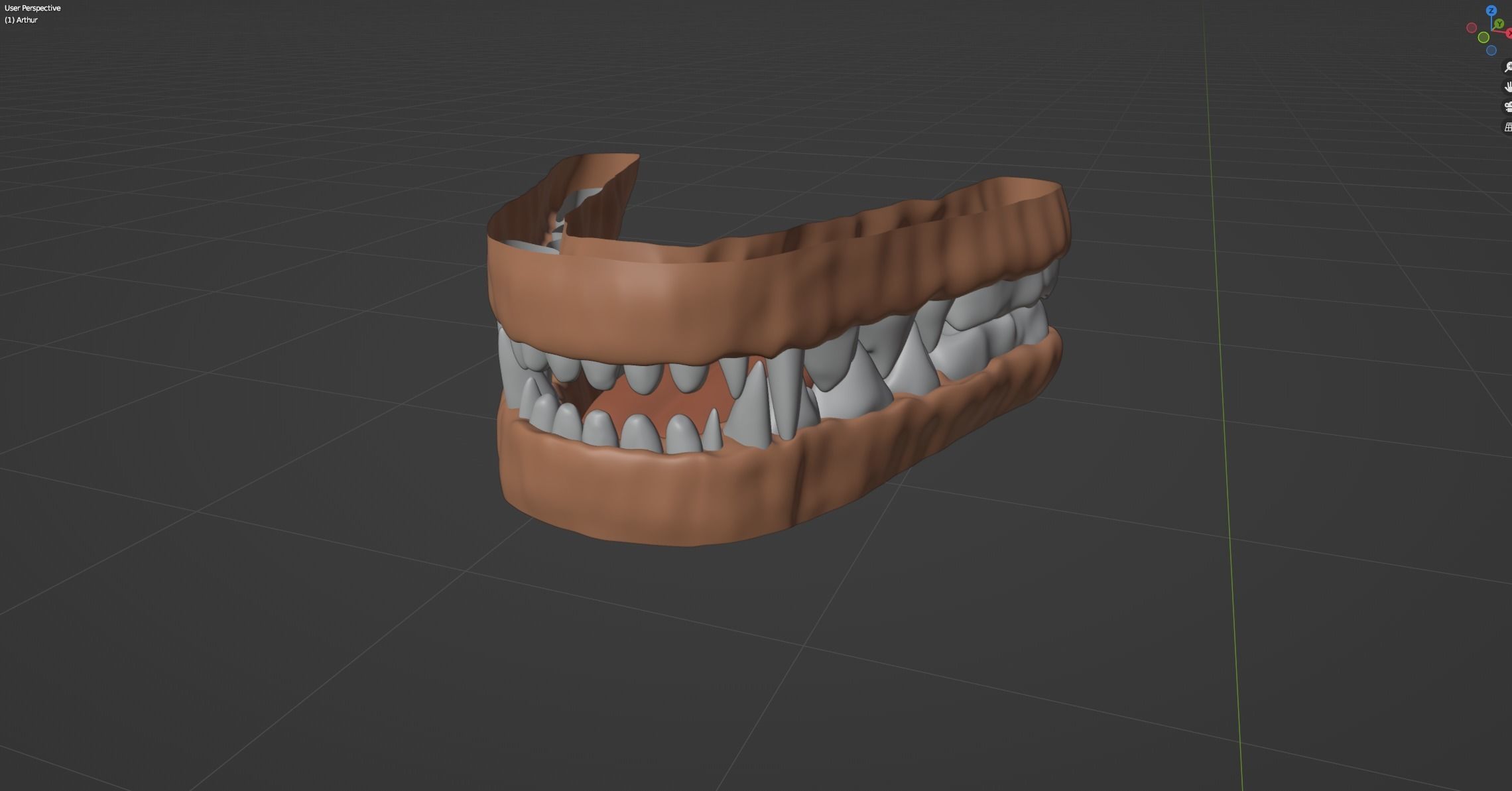 Arthur Anthro Lion 3D model_86