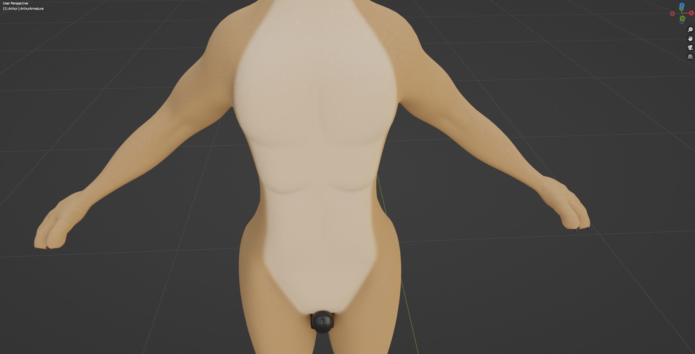 Arthur Anthro Lion 3D model_63